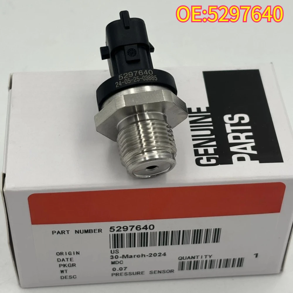 

High quality New For 5297640 Original Fuel Rail Pressure Sensor Common Regulator OEM 0281006325 0281006364 0281002937