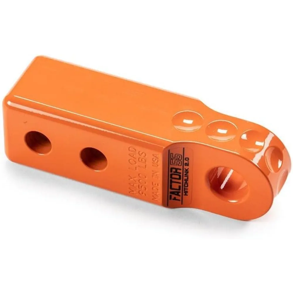 

Heavy-Duty 9500lb Hitch Recovery Point for 2" Receiver, Ideal for Off-Road Adventures - Orange