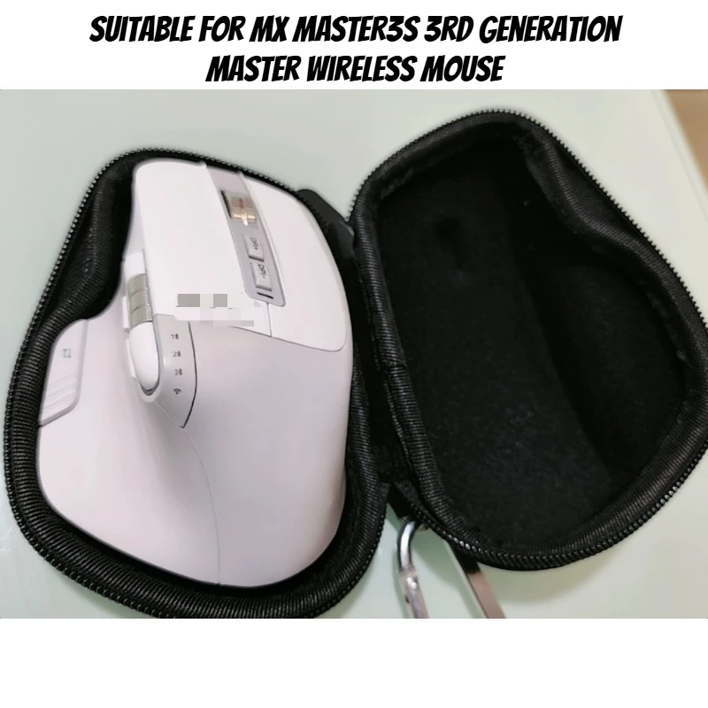 For MX MASTER3S 3rd Generation Master Wireless Mouse Anti Drop Box Mouse EVA Material Storage Bag Waterproof and Moisture-proof