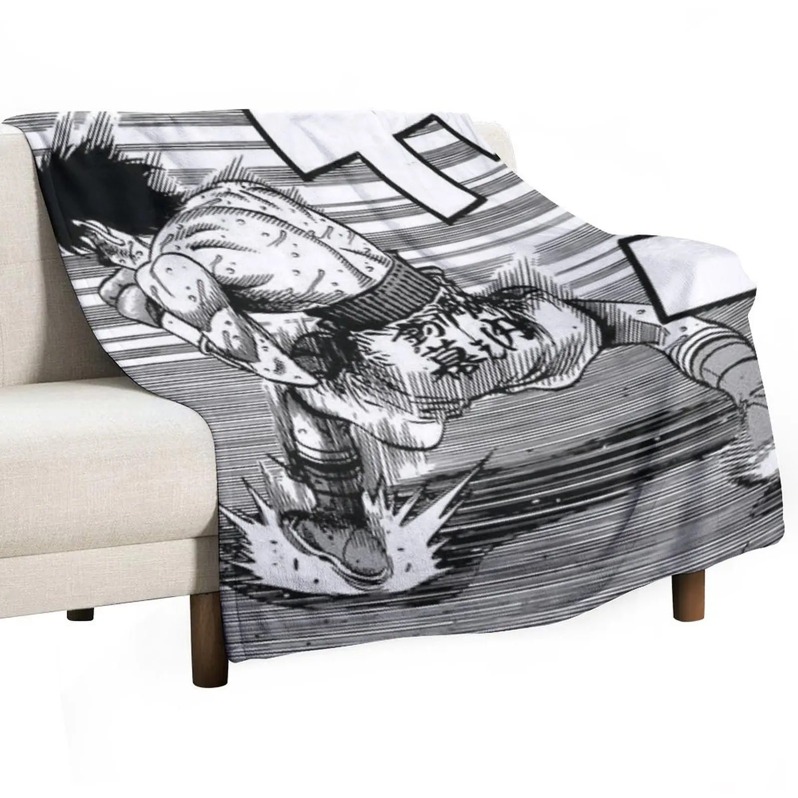 

Hajime no ippo Throw Blanket Cozy Sofa Blanket for TV Watching Napping