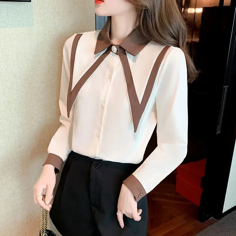 

Женский длинный вязаный воротник Sve arp, корейский однотонный базовый слой для поездок на работу, модный дизайн, маленький утюг