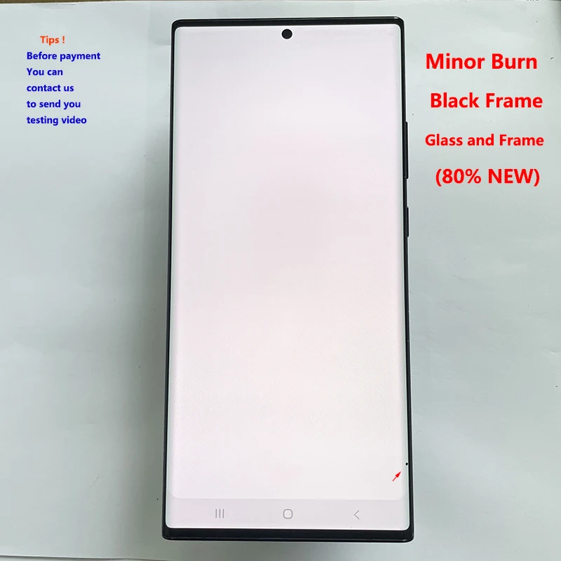 NONE Mit Dot Line LCD für Samsung Note 20 Ultra 5G N985 N986F N986B LCD Display Touch Screen mit Mängel Bildschirm ersetzen 7