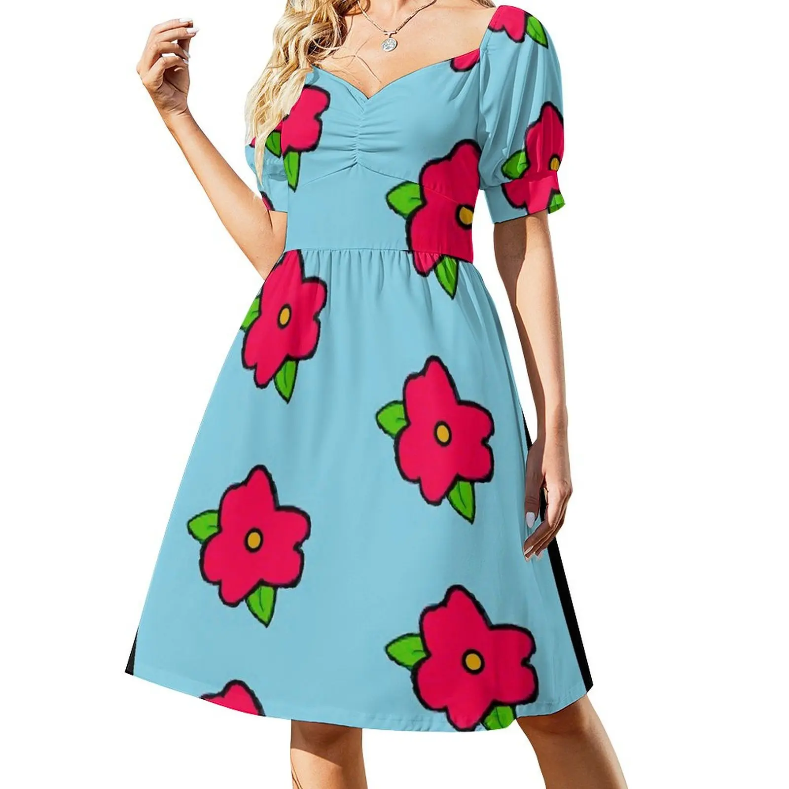 King Size Homer Muumuu Flower Short Sleeved Dress dresses for women 2025 Party dresses for women women's evening dresses Dress