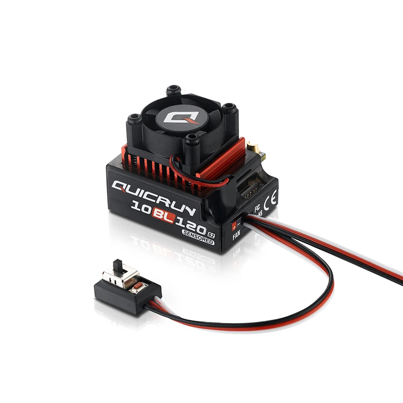 HOT HOBBYWING QuicRun 10BL120 SENSORED G2 Sensored Brushless ESC dla 1/10 RC RC Racing Car — zdjęcie produktu 3