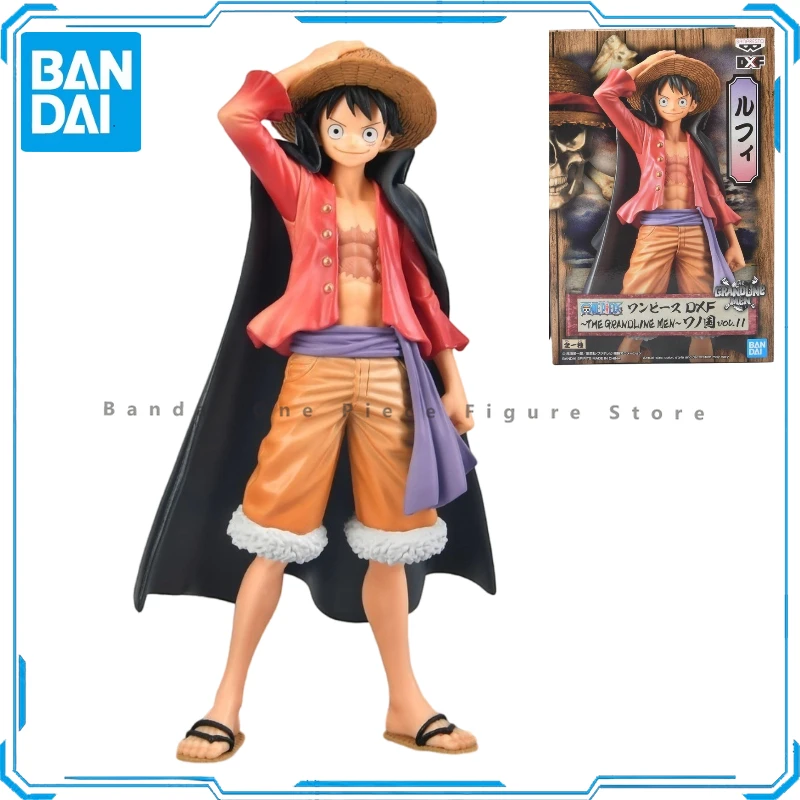 

In Stock Original Bandai BANPRESTO DXF THE GRANDLINE MEN Wano Luffy Action Figures Toys Gifts Model Anime Genuine