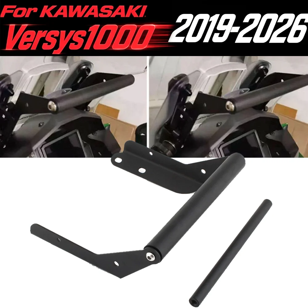 

For KAWASAKI Versys 1000 Versys1000 2019-2025 2026 Accessories Mobile Phone Holder Stand GPS Navigaton Bracket Support