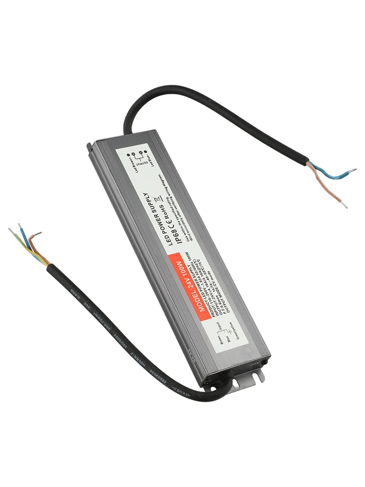 Adattatore da 100 W Driver LED Illuminazione esterna Protezione da sovraccarico Design robusto e affidabile per telecamere CCTV 221 * 53 * 20MM