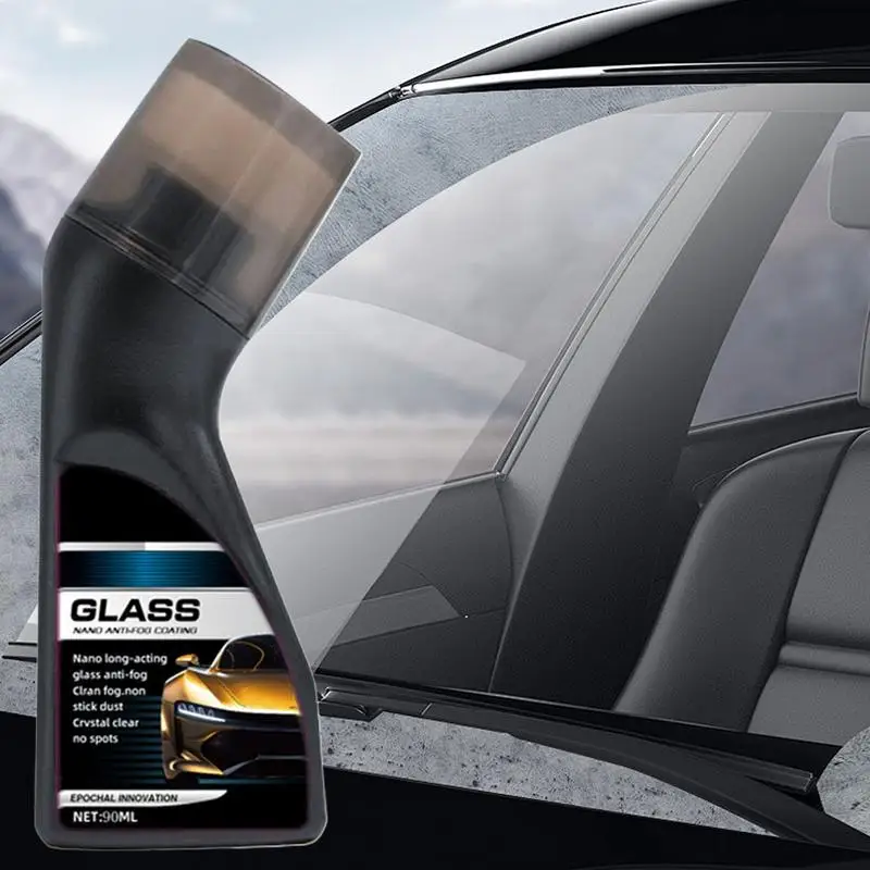 Glas Coating Voor Auto's 90 Ml Anti Fog Glasreiniger Voorruit Mistpreventie Regen Guard Remover Met Borstel Voor Thuis glas