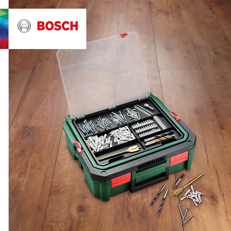 Bosch System Box Stackable Toolbox Multifunctional Stackable Tool Case Set S and M Carrying Case System Storage Box