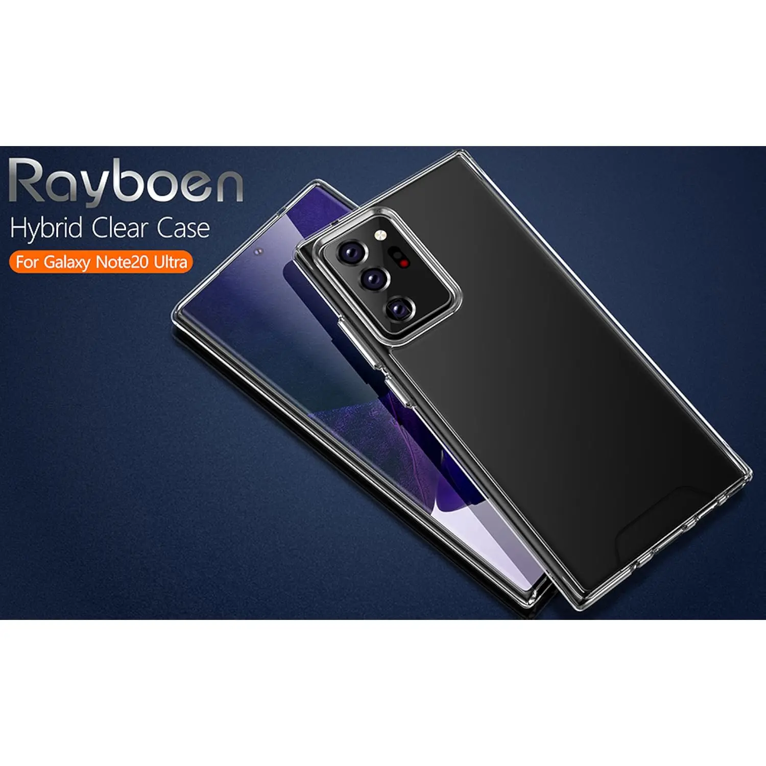 Für Samsung Galaxy Note20 Ultra/Note 20/Note10+/Note10 Hülle, kristallklar, hart, weich, TPU, stoßfest, schützend – transparent – Detail 6