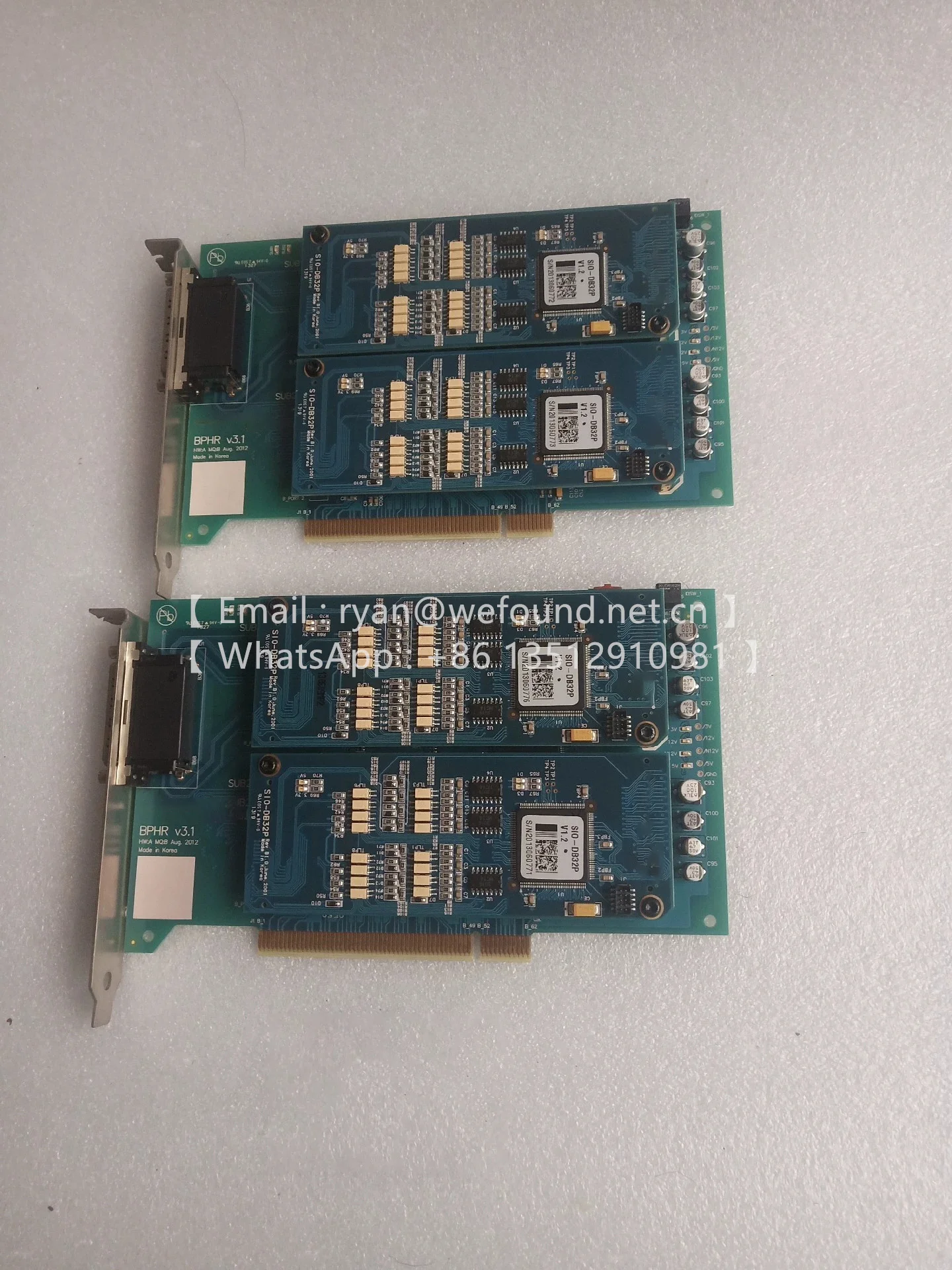 BPHR v3.1, SIO-DB32P 16-Kanal-Digital-I/O-Modul, SIO-DI32-Digitaleingangsmodul, SIO-DO32P-Modulplatine, SIO-AI8F, SMC-2V02