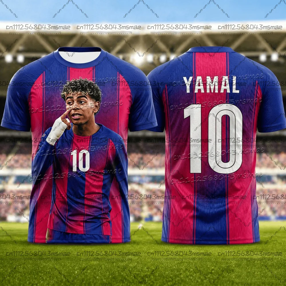 2026/27 Summer New NO.10 3D Printed Children's Sportswear Football Shirt and T-shirt Suitable for Daily Exercise