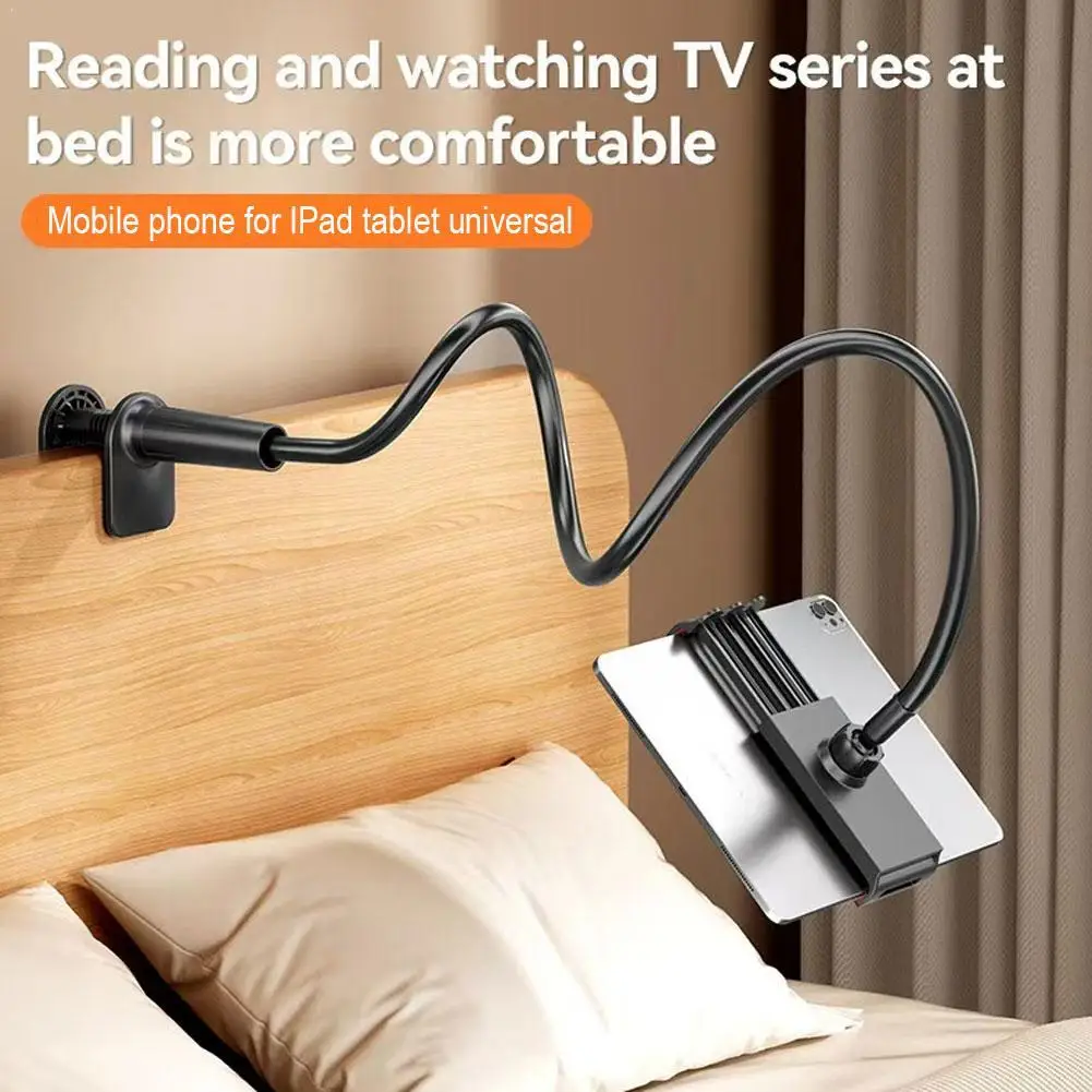 

Lazy Tablet Holder With Flexible Arm 360 Clip Bed Support For 4 - 11 inches Phone Tablet Bracket For IPad Stand Accessories