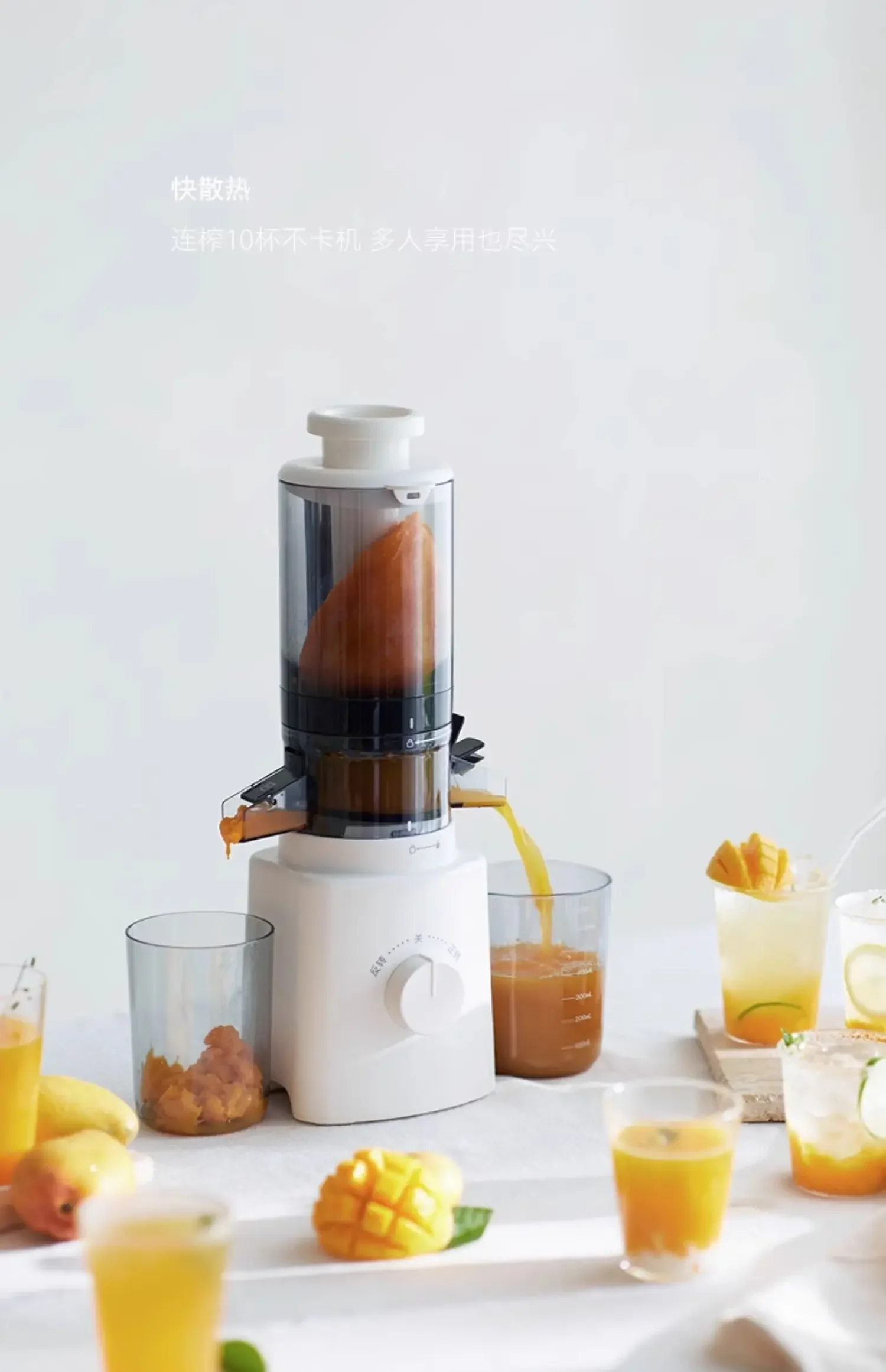 عصارة فم كبيرة 220 فولت، مستخرج عصير منزلي أوتوماتيكي، فصل اللب BB #2