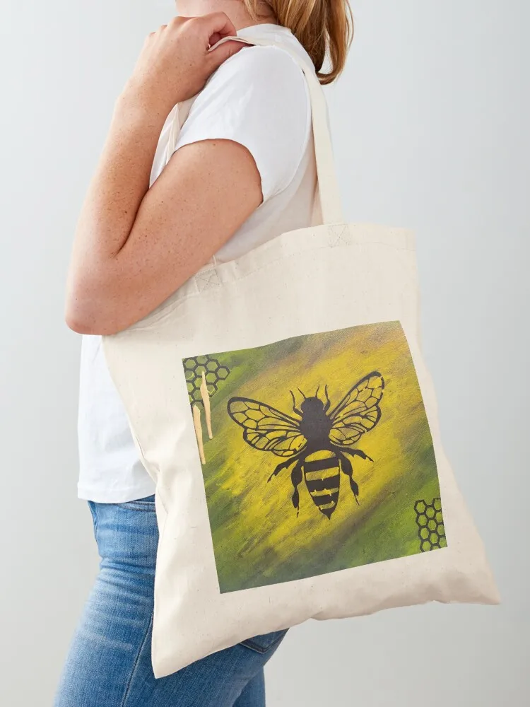 

The honey bee Tote Bag cloth bag woman Canvas bag tote men Reusable bags