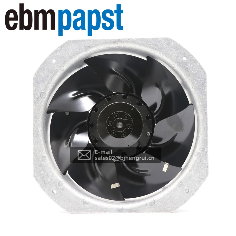 ebmpapst W2E200-HH38-01 W2E200-HK38-01 225X80mm 230V AC 607CFM 2800RPM Electric Drive Cabinet Axial Cooling Fan