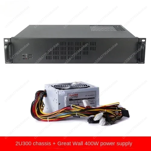 2U Chassis 300 Ultra-short Multi-disk MATX Motherboard Half-height Expansion Slot Computer Host Server Shell