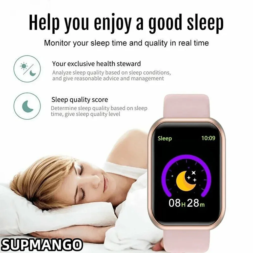 Loveliness Watches Kid 1.44” Screen 128*128 Gift Health Monitoring Multifunction Alarm Clock Fashion Smartwatch Boy’s And Girl’s