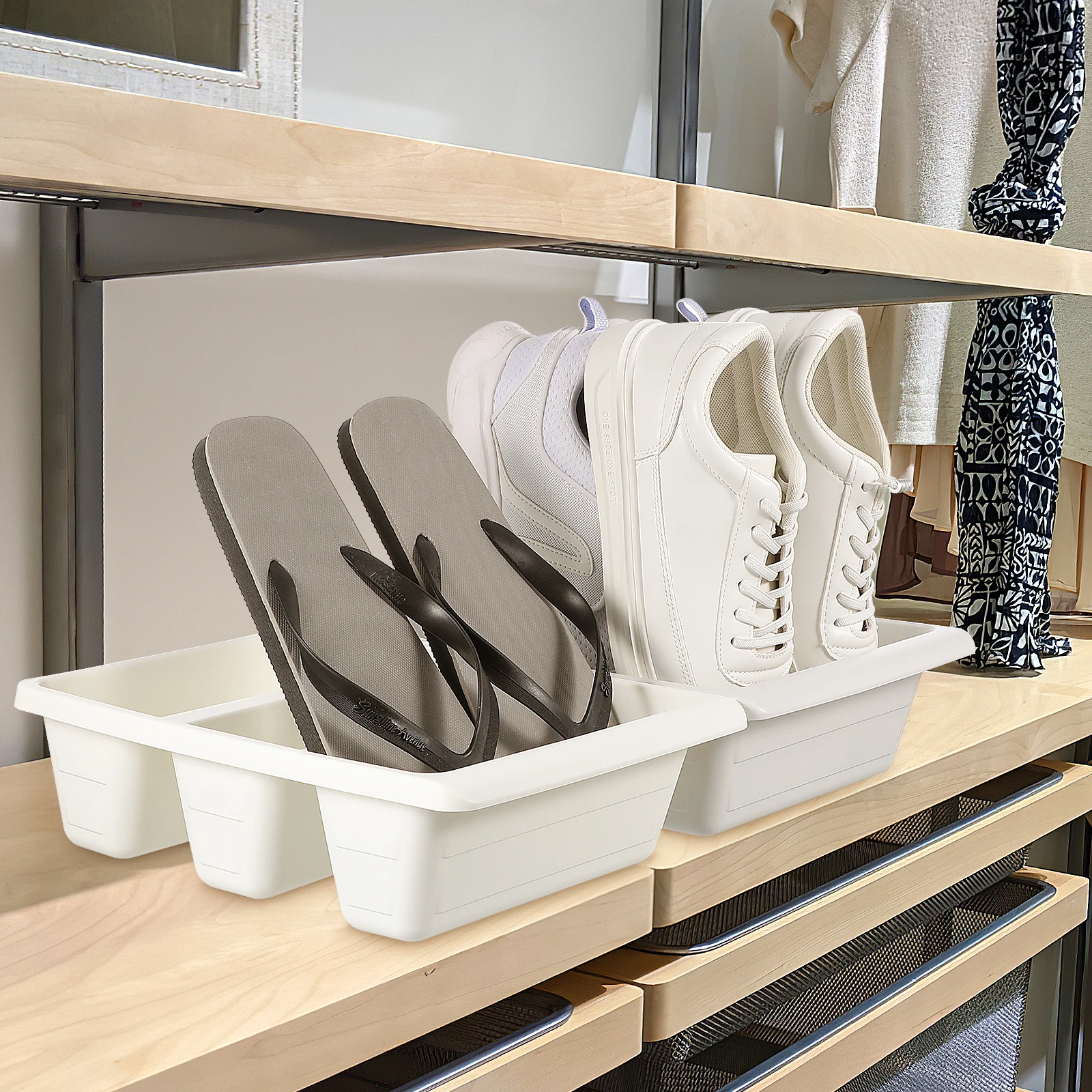 

2pcs Vertical Rack Thickened Household Rack No Hole Installation Wall Protection Strong Load Bearing Simple Space for Entryway