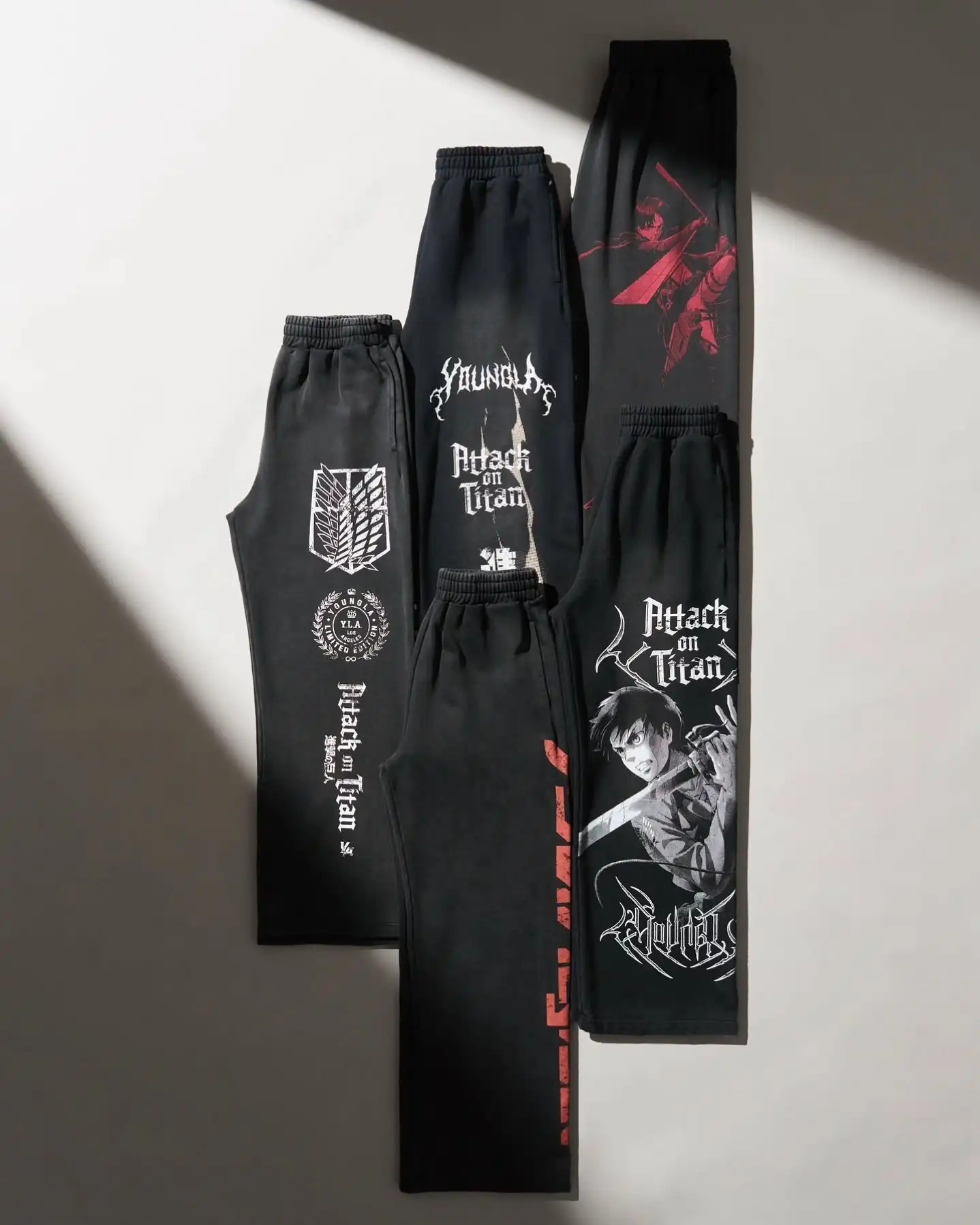 

Hip Hop Attack on Titan Pants Men Baggy Popular Trouser Wide Leg Harajuku New Y2k Streetwear Casual Vintage Joggers Men Clothing
