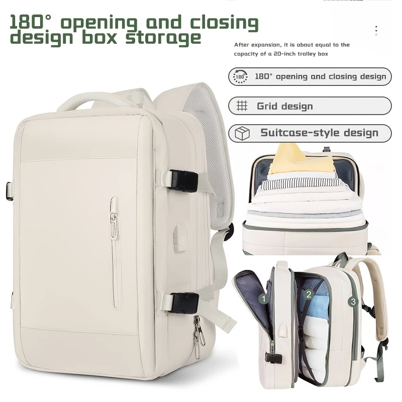 

Backpack Business Travel Backpack Portable Expandable Backpack Large Capacity Weekend Travel Laptop Bag
