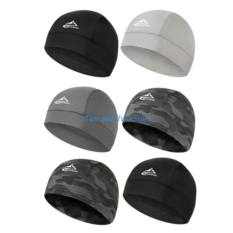 

HX6F 2 Pack Cooling Helmet Liners Moisture Wicking Breathable Stretchy Cap for Sports & Outdoor Activities