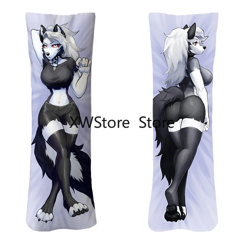 

New Style Dakimakura Waifu Loona Helluva Boss Cosplay 2-Side Print Hugging Body Pillow Case Xmas Gift 2WAY Anime Cushion Cover