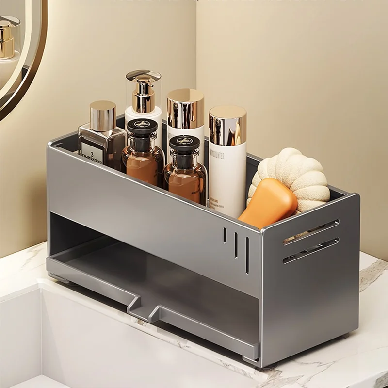 

Kitchen Dish Drainer Sponge Rack Cloth Pole Sink Shelf organizers storage Cleaning Supplies Storage Basket