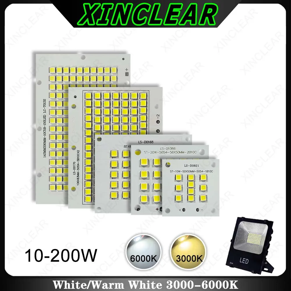 10W 20W 30W 50W 100W 150W 200W 100% Full Power New Production SMD COB 5054 LED PCB Board For DIY Lighting Source LED Floodlight