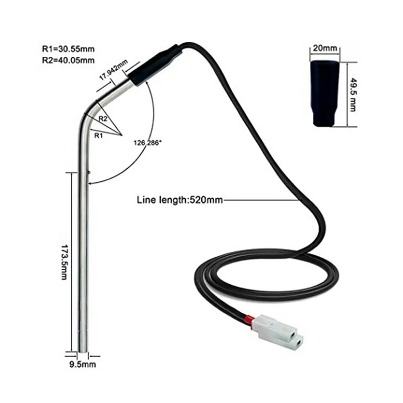 Elementos de calefacción de repuesto para Norcold RV, unidad de refrigeración de refrigerador, serie 630811, 300W, 120V