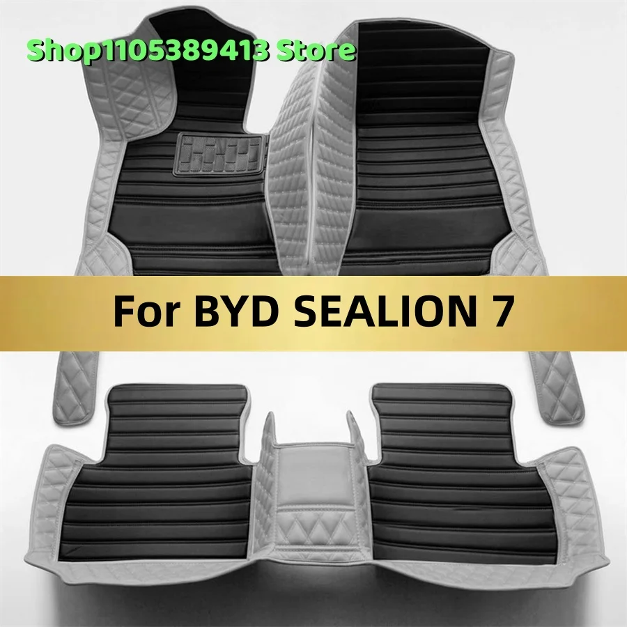 

Custom Car Floor Mats For BYD SEALION 7 2024 2025 2026 2027 2028 Car Mat Accessories Mats Carpets Auto