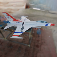 Super Sized Model Airplane Fixed Wing Rc Remote-Controlled Aircraft Electric 1.4-Meter Large Pp Board Magic Board F16 Fighter