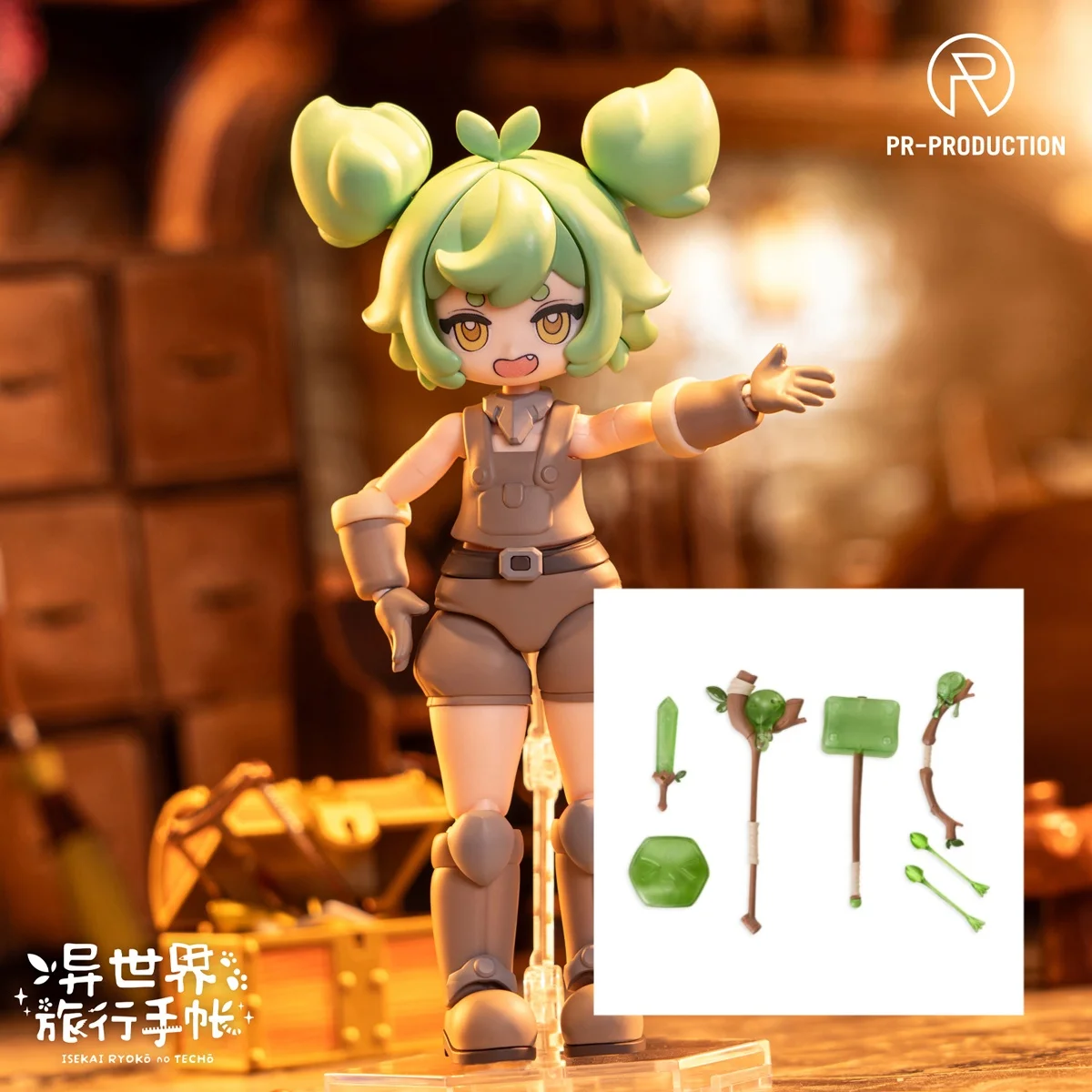 

HIPLAY PR Production ISEKAI Travel Notebook Novice Blacksmith Haley Smith Assembly Model Kits