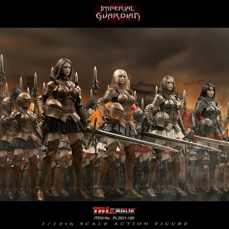 TBLEAGUE Originele 1/12 Empire Guardian Bag Rubber Mobiele 6-inch Oude Vrouwelijke Soldaat Mobiele Pop Handgemaakte Model Play ModelGift
