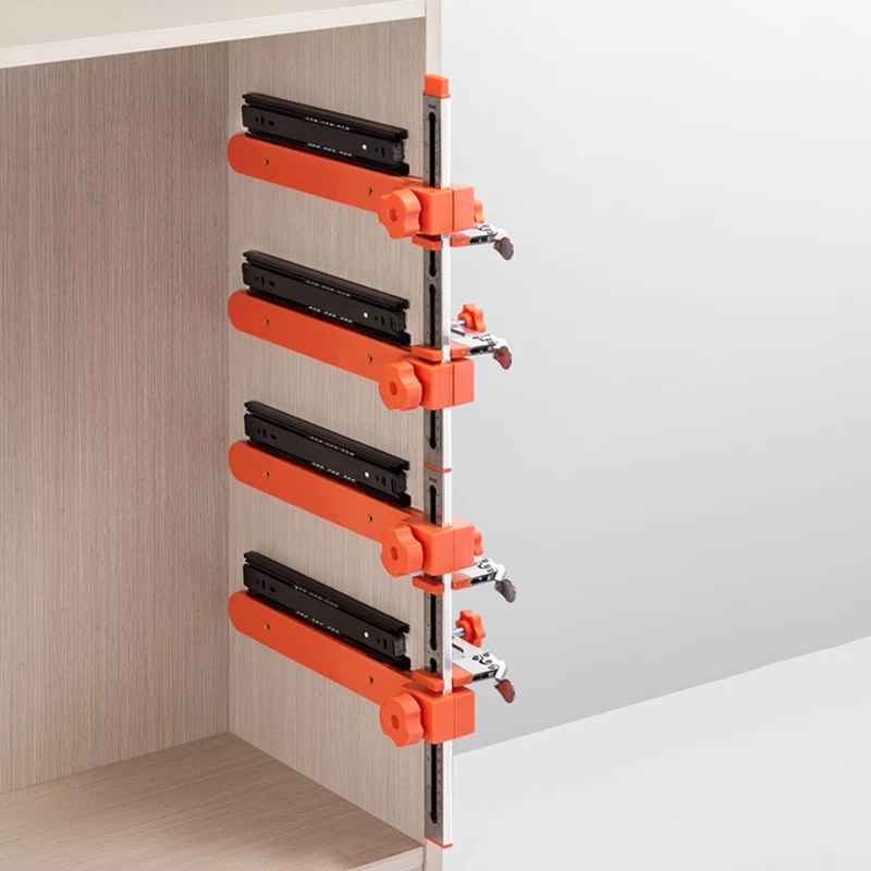 Maschera scorrevole per cassetti di precisione Imbot con morsetto a ginocchiera con braccio magnetico Hardware per armadietti per la lavorazione del legno fai-da-te