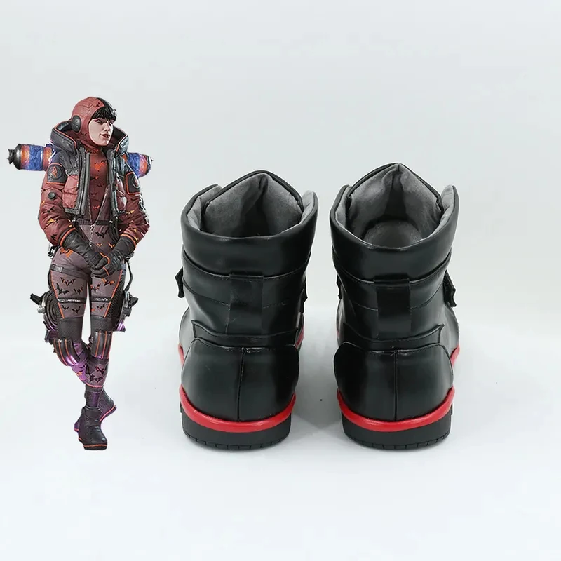 Botas de Cosplay de Anime A;3\", 7'\"/Game, Accesorios de Disfraz de Halloween de Apex Legends Wattson, Accesorios de Disfraz Madec;4'b,7'm\1/