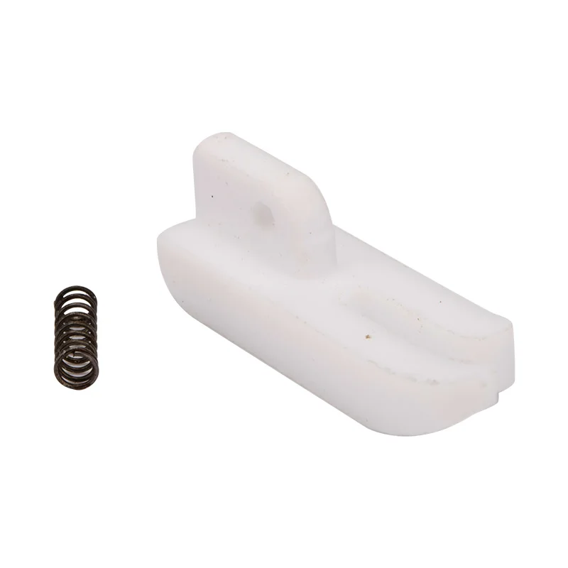 T58np الأبيض Zz B آلة شقة الكمبيوتر القدم البلاستيك قطعة قدم الضغط في ماكينة الخياطة الجلود أسفل لوحة ماكينة خياطة الملحقات جديد #3