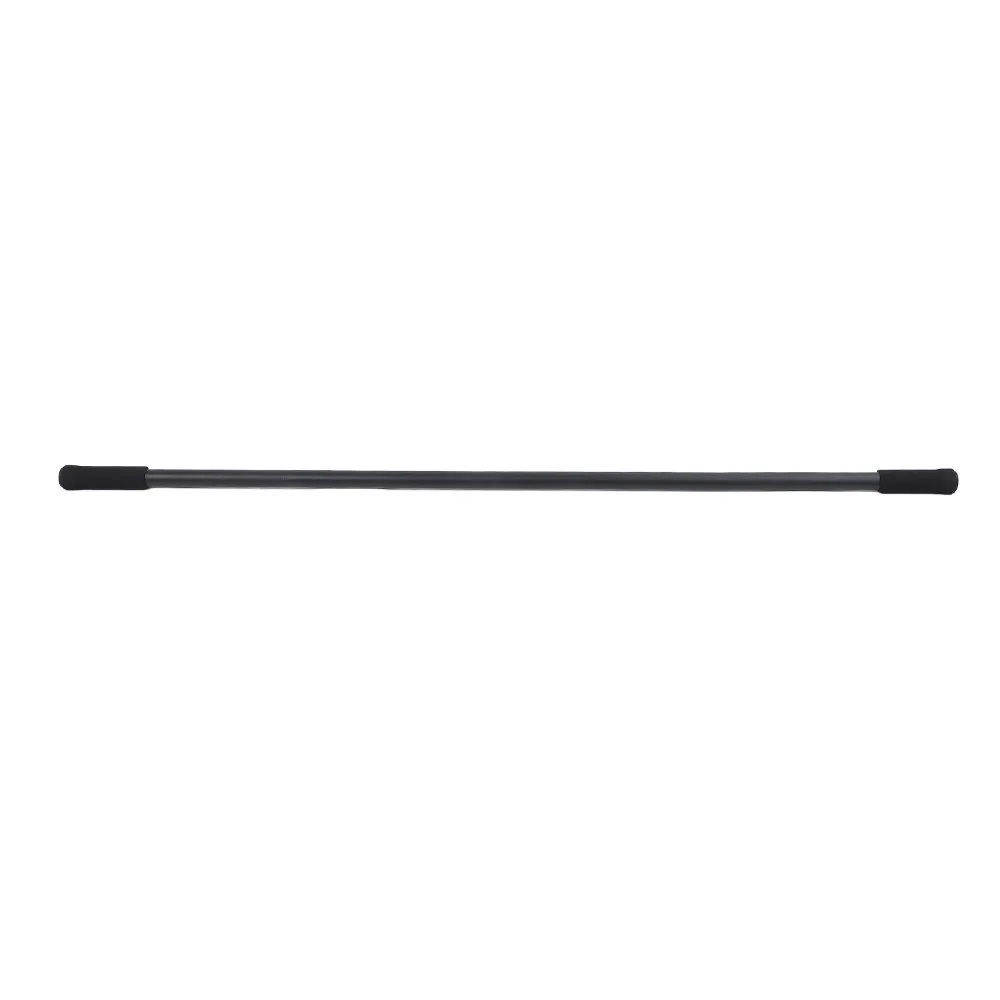 Black Adjustable Metal Yoga Stretch Stick Total length 151cm Steel Portable Fitness Auxiliary Tool