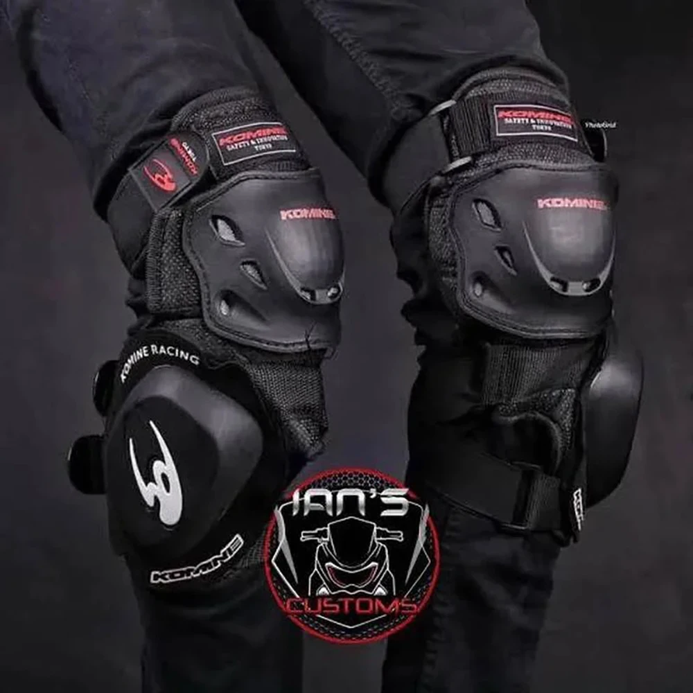 Equipamento de equitação da motocicleta joelheiras slider proteção à prova de choque engrenagem estrada corrida motorcross ciclismo profissional