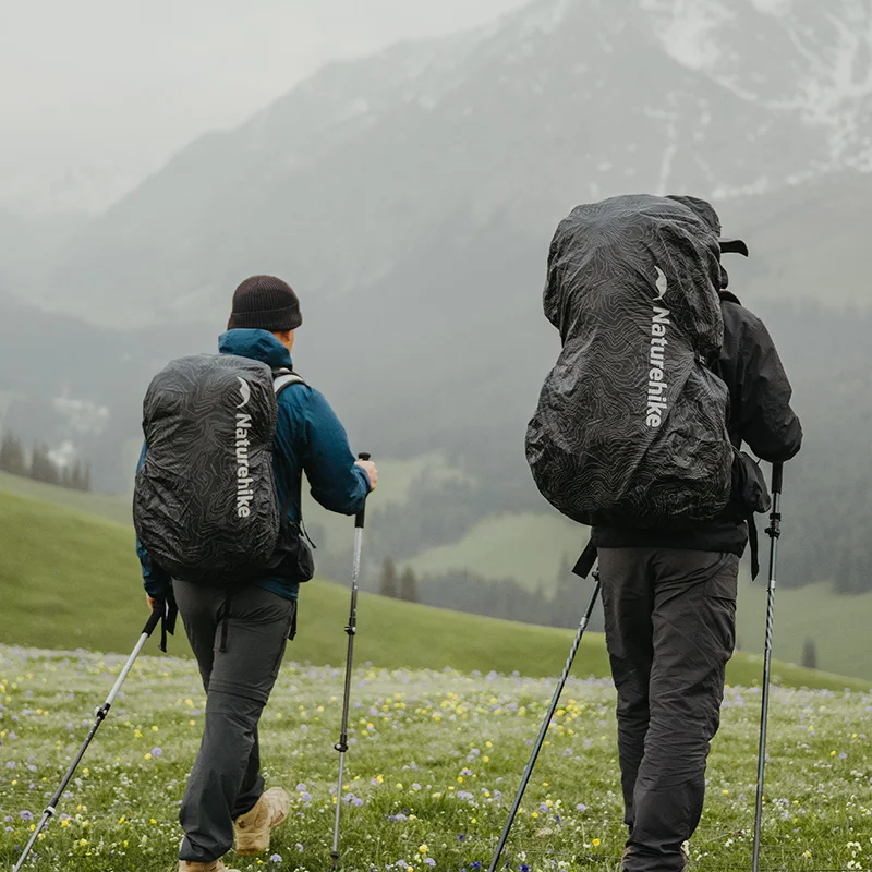Naturehike 30-60l 2.0 reflexivo ao ar livre ciclismo caminhadas escalada saco capa à prova dwaterproof água capa de chuva para mochila