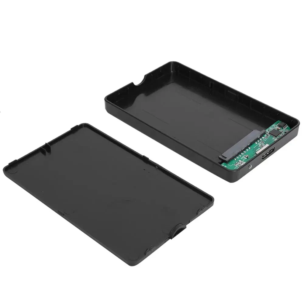 2.5" SATA to USB3.0 HDD Enclosure Mobile Hard Drive Cases for SSD External Storage HDD Box With USB3.1/USB3.0/2.0 Cable ABS