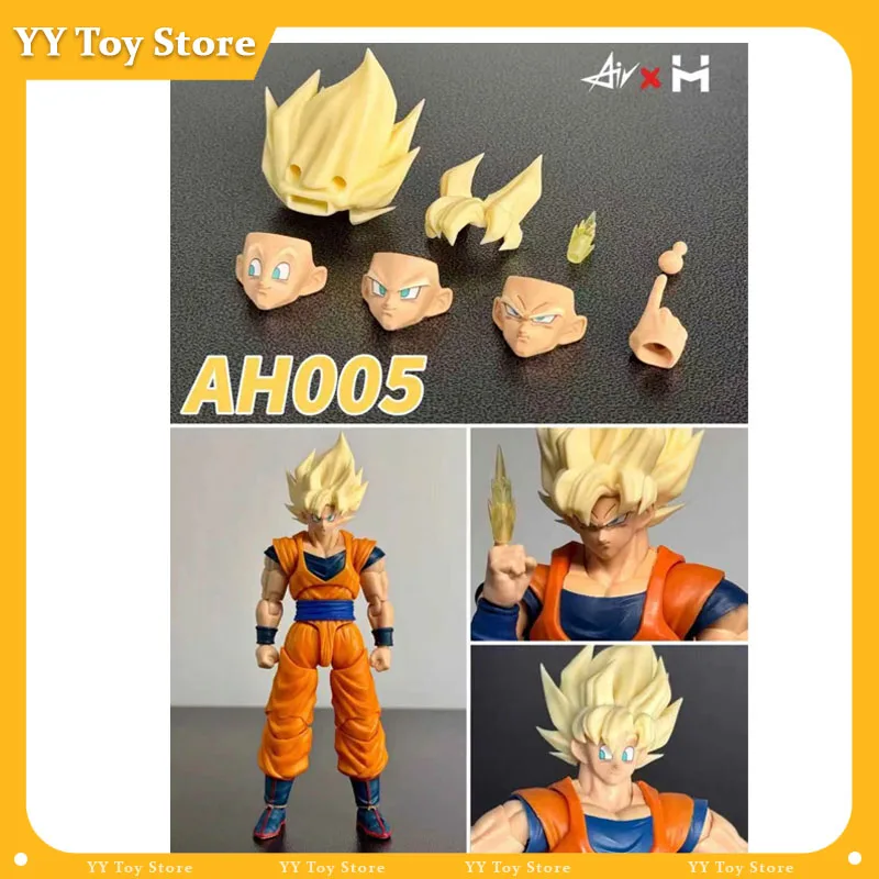 

Air HM AH005 Dragon Ball Z SHF Super Saiyan Full Power Son Goku Headsculpts Accessories Kit Anime Action Figures Collection Toys