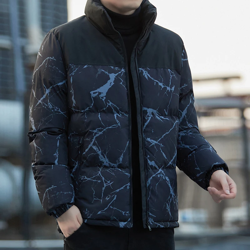 

Winter Hot Sale Men Casual Parkas Fashion Comfortable Zipper Male Clothes Thicken Warm Windproof Cotton Jackets Trend All-match