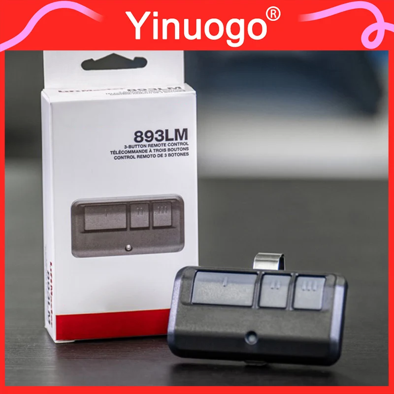 

1/2/10/20 шт. LiftMaster 893LM пульт дистанционного управления, совместимый с LiftMaster 891LM Chamberlain 950ESTD 953ESTD 41A7633, устройство открывания гаражных ворот, желтая кнопка обучения