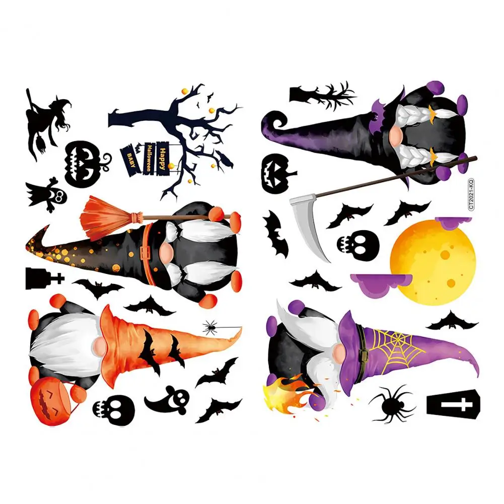 Halloween Decorations Pvc Window Decals Seasonal Holiday Stickers Assortment for Kids Crafts Halloween Thanksgiving Christmas