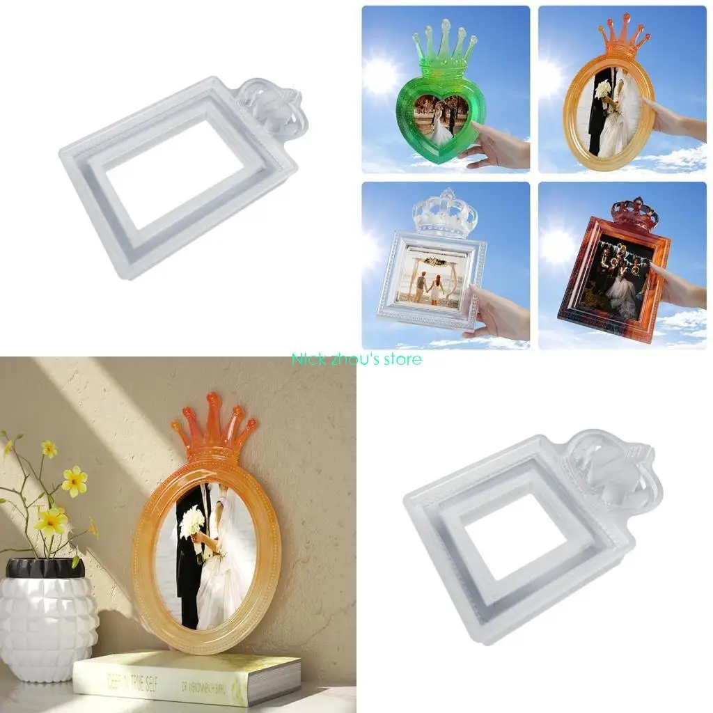 

E15E Photo Frame Epoxy Resin Mold Jewelry Making Mold Picture Frame Silicone Mold