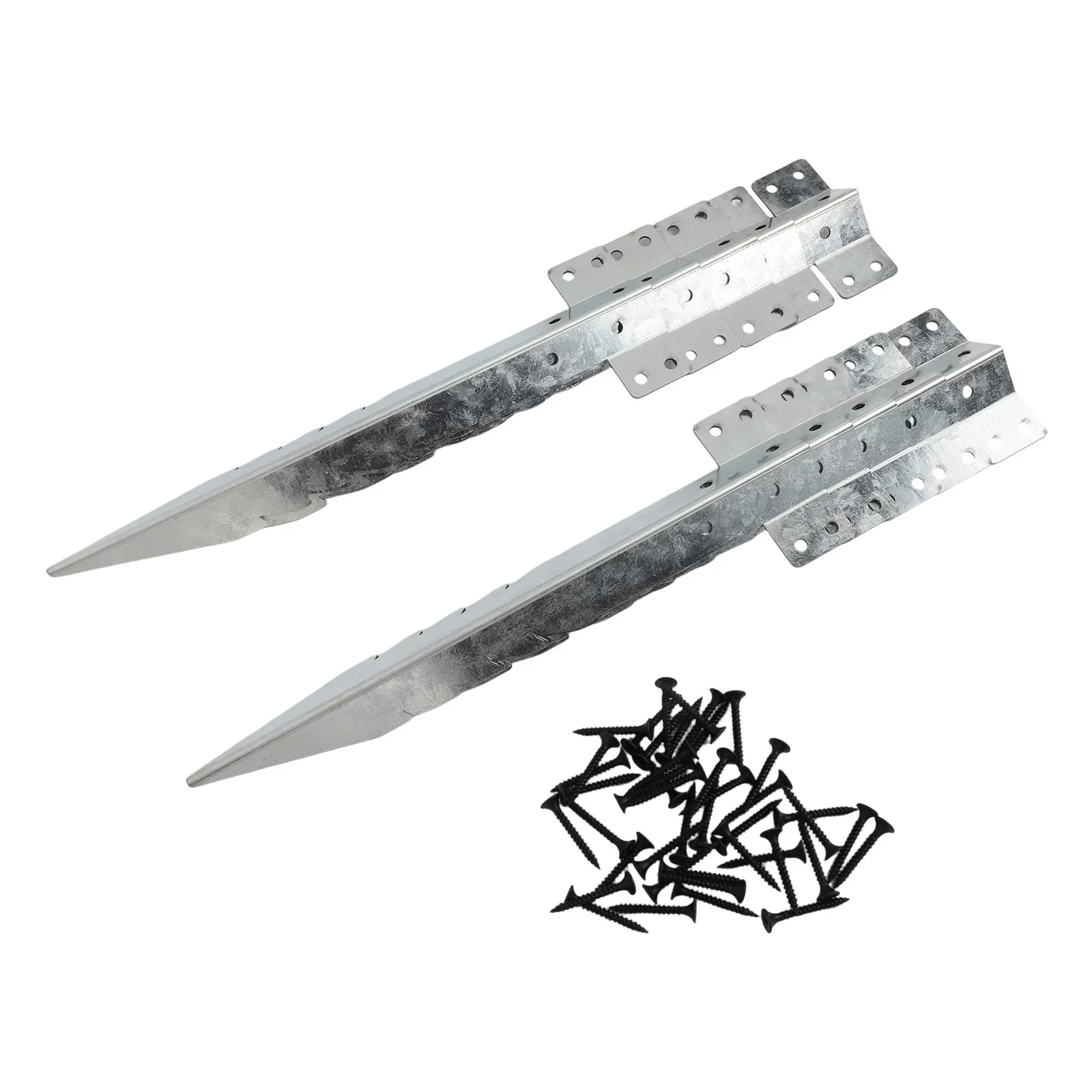 Railway Sleeper Brackets 10 Packs Or 20 Packs For Garden Raised Beds & Railway Sleeper Brackets Heavy-duty Sleeper Stakes