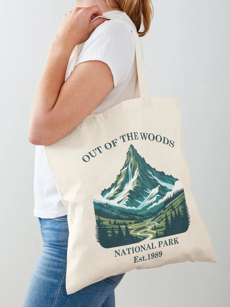 Out of the Woods National Park Tote Bag tote bag custom personalized tote bag reusable shopping bags reusable shopping