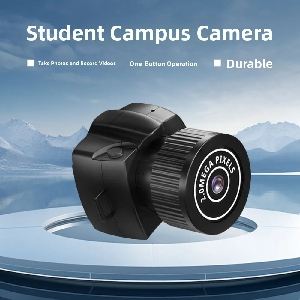 Audiorecorder Tiny Mini Camera Video DVR Minicamera voor kinderen HD Zwart Y2000 Mini Camcorder Verjaardagscadeau