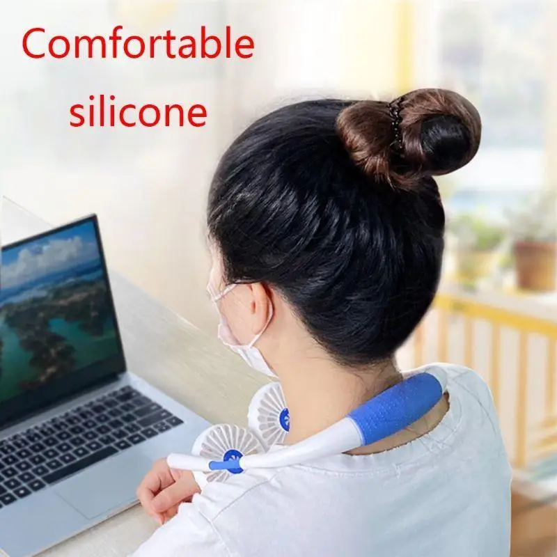 Herramientas enfriamiento 19QE 3 velocidades Mini Fan colgante Ventilador deporte banda para